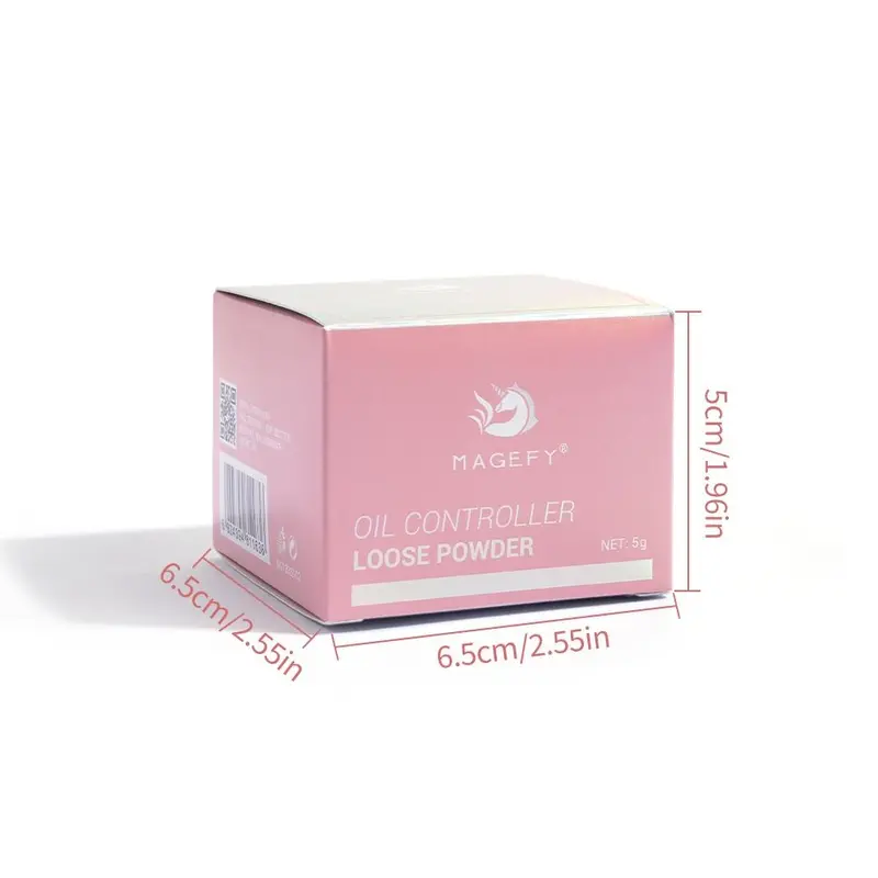 MAGEFY Oil Controller Loose Powder Silky Smooth Setting Powder Natural Bedak Tabur 8028 Cushion Lasting 6