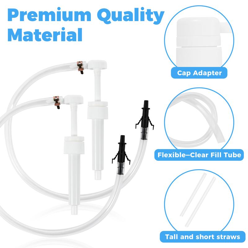Product Introduction of 1/2Set Lower Unit Gear Oil Pump Reusable Transmission Fluid Pump Fluid Transfer Hand Pump Manual Transfer Gear Oil Pump 10CC Per Stroke for Standard Quart Bottles with 28 mm Caps woN6H 47