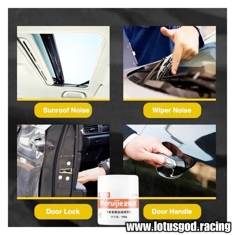 Anti Seize Special White Butter Grease Oil + Brush + Cloth For Smooth Door Hinge Boot Lubricant Window Remove Reduce Noise & Friction Reduction 100ml 3