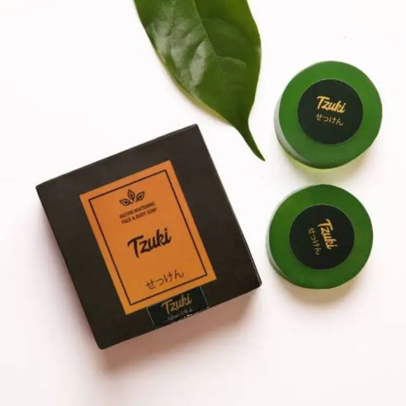 SABUN TZUKI SABUN PEMUTIH WHITENING CLEANSING SOAP FACE & BODY SOAP BPOM 1