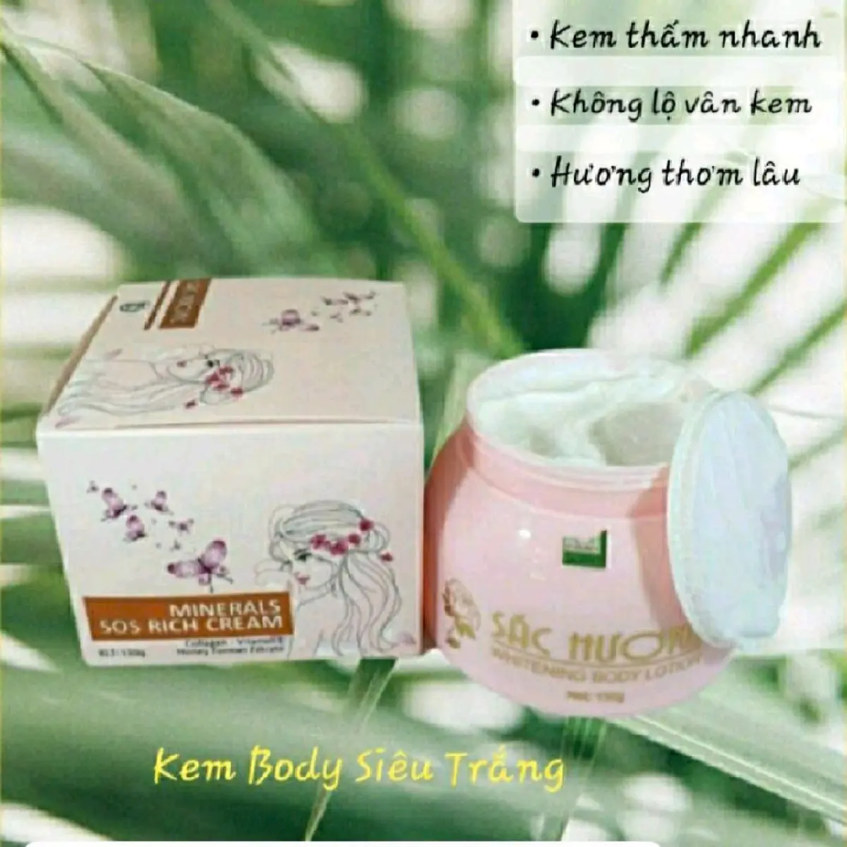 Kem Dưỡng Trắng Da Hương Nước Hoa Mềm Perfume - Dưỡng body giúp trắng sáng, mềm mịn