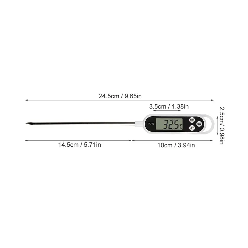 Nhiệt kế thực phẩm TP300 -50°C~+300°C, đo nhiệt độ nước, sữa, dầu ăn, làm bánh, nước tắm... 4