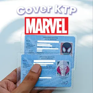 Cover KTP ID Card Couple Spiderman SIM pelindung Kartu Anti Gores Design Marvel Case