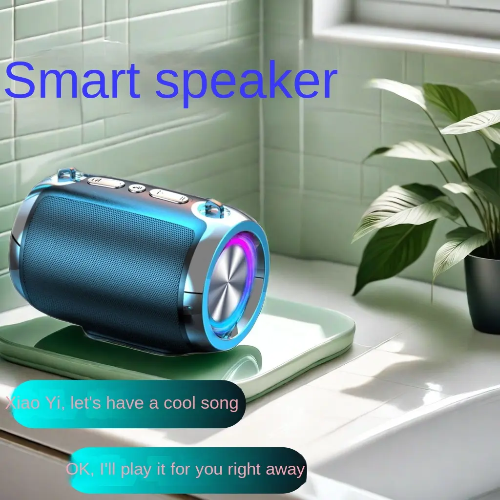 Loa Bluetooth Âm Thanh AISmart, Chất Lượng Âm Thanh Cao, Âm Lượng Người Dùng Siêu Lớn, Điều Khiển Bằng Giọng Nói Không Dây, Loa Siêu Trầm, Thích Hợp Sử Dụng Ngoài Trời, Miễn Phí Vận Chuyển Củ Loa Nghe Nhạc
