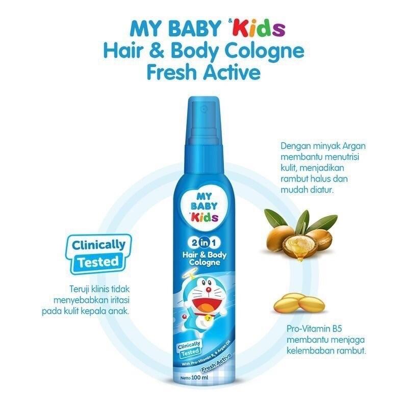 My Baby Kids Hair & Body Cologne 100ml 2
