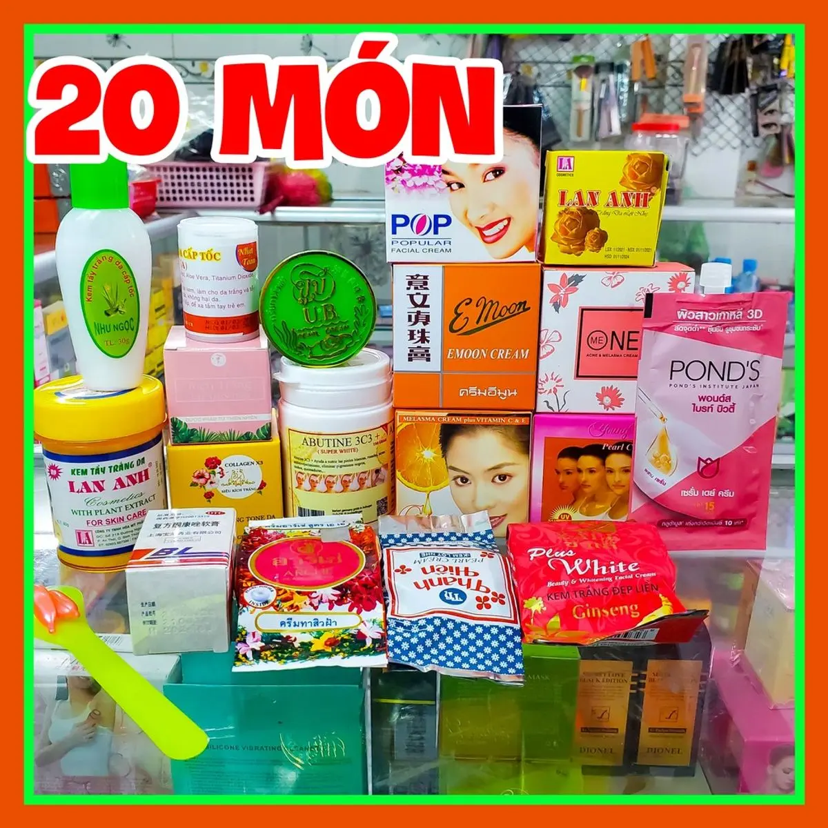 (20 món) Combo kem trộn body Abutine  hỗ trợ làm đẹp da cơ thể Dưỡng da body