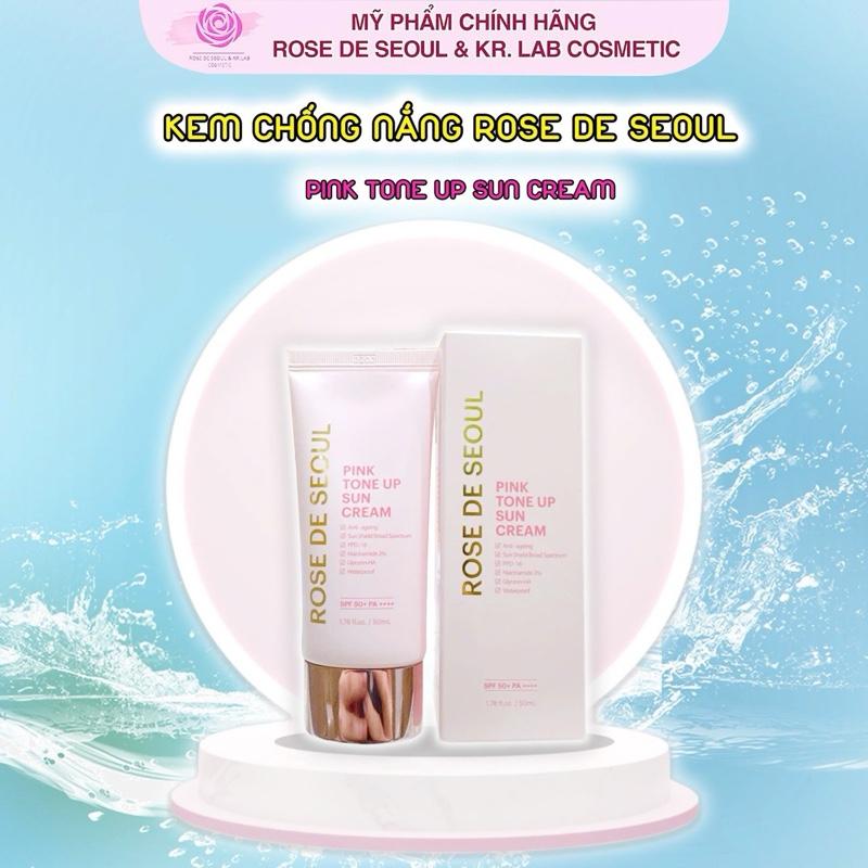 Kem chống nắng Rose de seoul pink tone up sun cream 50ml hạn 2027 Hàn Quốc - Làm Đẹp Da, Skincare, Dưỡng Ẩm Da