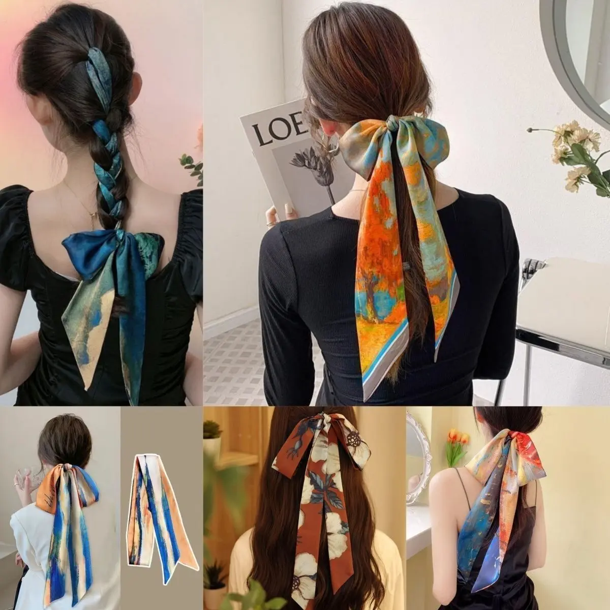 2025 Luxury Scarf Headband for Women - Trendy & Elegant Design, Versatile & Comfortable, Perfect Gift for Thai Fashionistas, Ideal for Stylish Women & Influencers