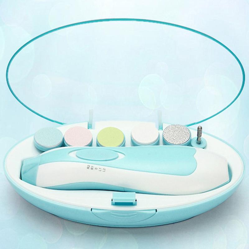 Bộ Máy Mài Móng, Cắt Móng Tay Điện Đa Năng Cho Bé [Tặng kèm 2 pin AA, bảo hành 6 tháng] 4