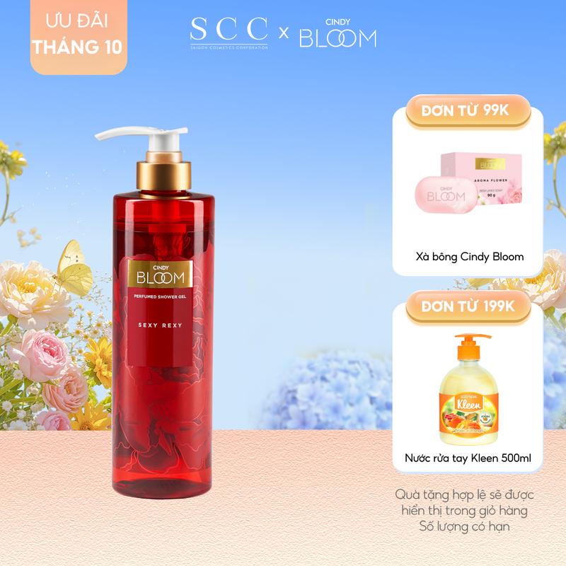 [Quà tặng 20.10] Sữa Tắm Nước Hoa CINDY BLOOM Sexy Rexy Hương Thơm Gợi Cảm Quyến Rũ 640gQuà tặng bạn gái Quatangbangai