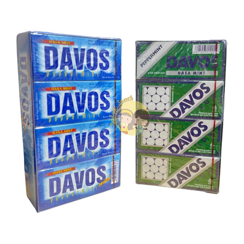 Product Introduction of Permen Davos LUX 20 X 5 Gr Rasa Peppermint - Mint by Jadoel_snack Candy Food Makanan Cemilan 0