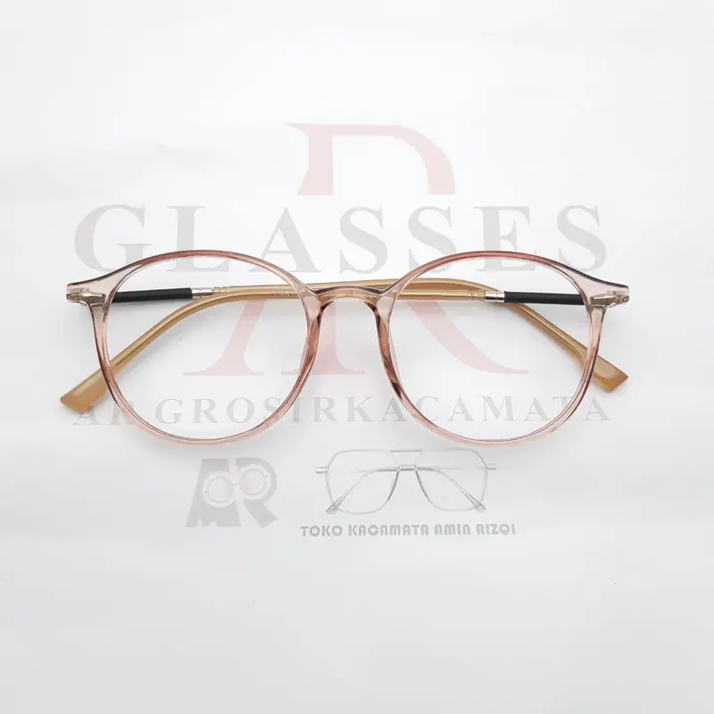 kacamata Fashion Lentur tr90 AR8151 Perempuan Laki-laki Biru Blueray Frame Lensa Photocromic Putih Eyewear Bluecromic Hitam Glasses 3