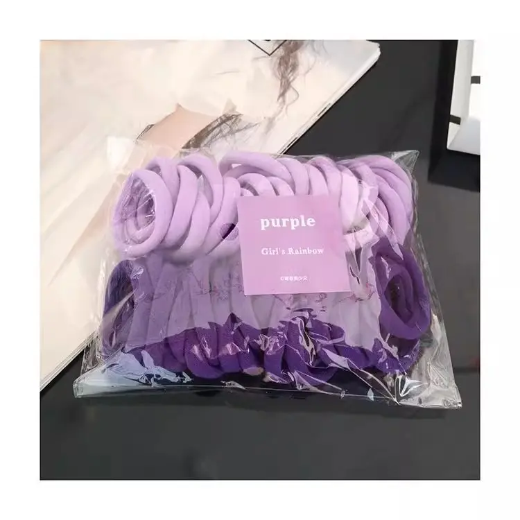 Dây Buộc Tóc Nylon, Dây Buộc Tóc Đàn Hồi, 50 Cái, Dây Buộc Tóc Co Giãn, Dành Cho Phụ Nữ, Dây Buộc Tóc, Dây Buộc Tóc, Băng Đô, Phụ Kiện Tóc Đơn Giản 7