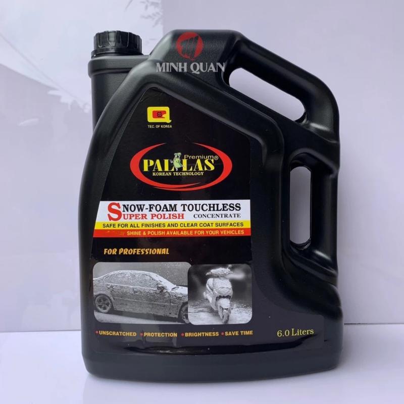  Nước Rửa Xe Không Chạm PALLAS 6 Lít Dung Dịch Rửa Xe Ô Tô Xe Máy Siêu Sạch 
