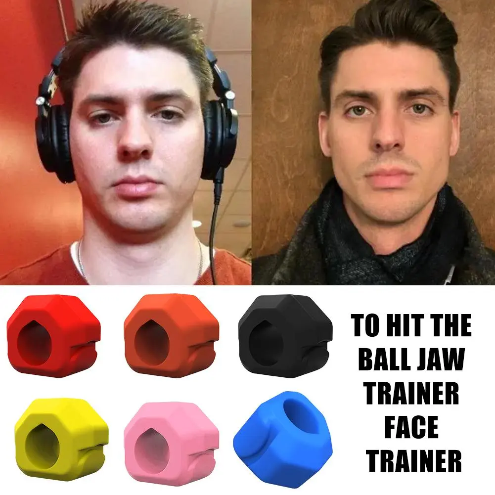 Máy Tập Răng Hàm, Dụng Cụ Tập Luyện Jawline, Bóng Tập Thể Dục, Jawliner Jawrsize Line Bóng Nhai Tập Luyện Cơ Bắp