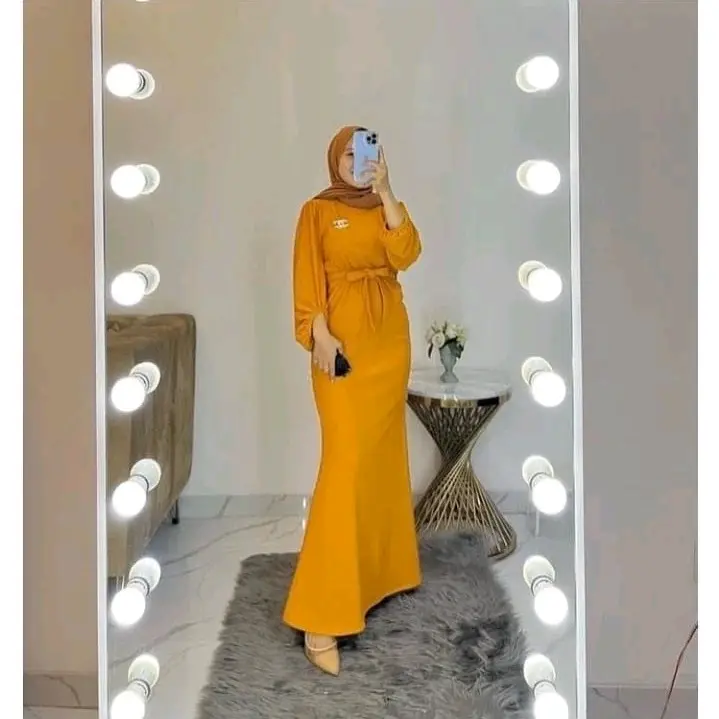 Azura dress - Baju kondangan Slim - dress kondangan tangan Balon Tali 5