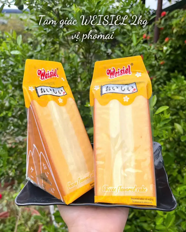 Bánh Tam giác mix 5 vị (sô cô la, mat cha, mam xôi, khoai môn, phô mai) SIÊU NGON 5