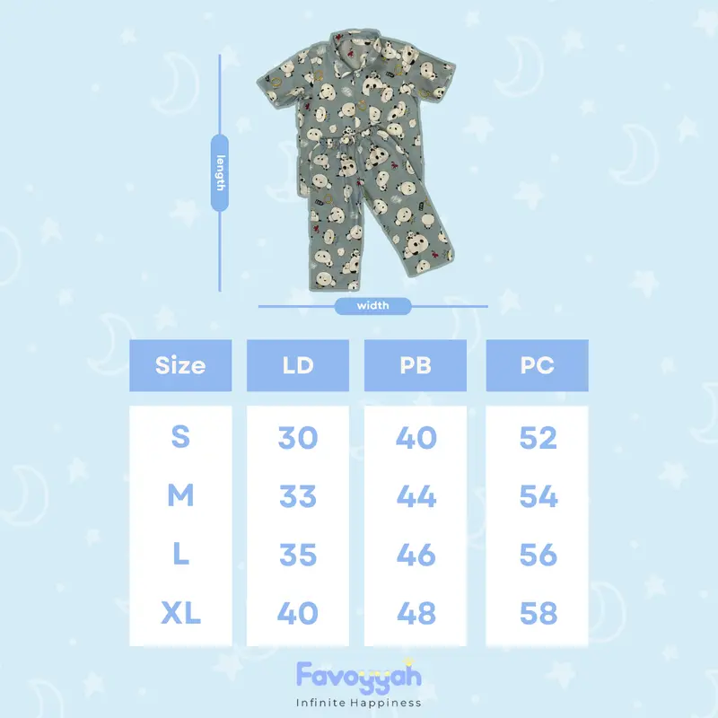 PIYAMA ANAK USIA 2-10 TAHUN MOTIF KARTUN LUCU UNISEX 2