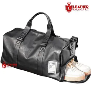 Leather Concept ENZO Tas Gym Kulit Tas Travel Kulit Pria Tas Olahraga Cowok