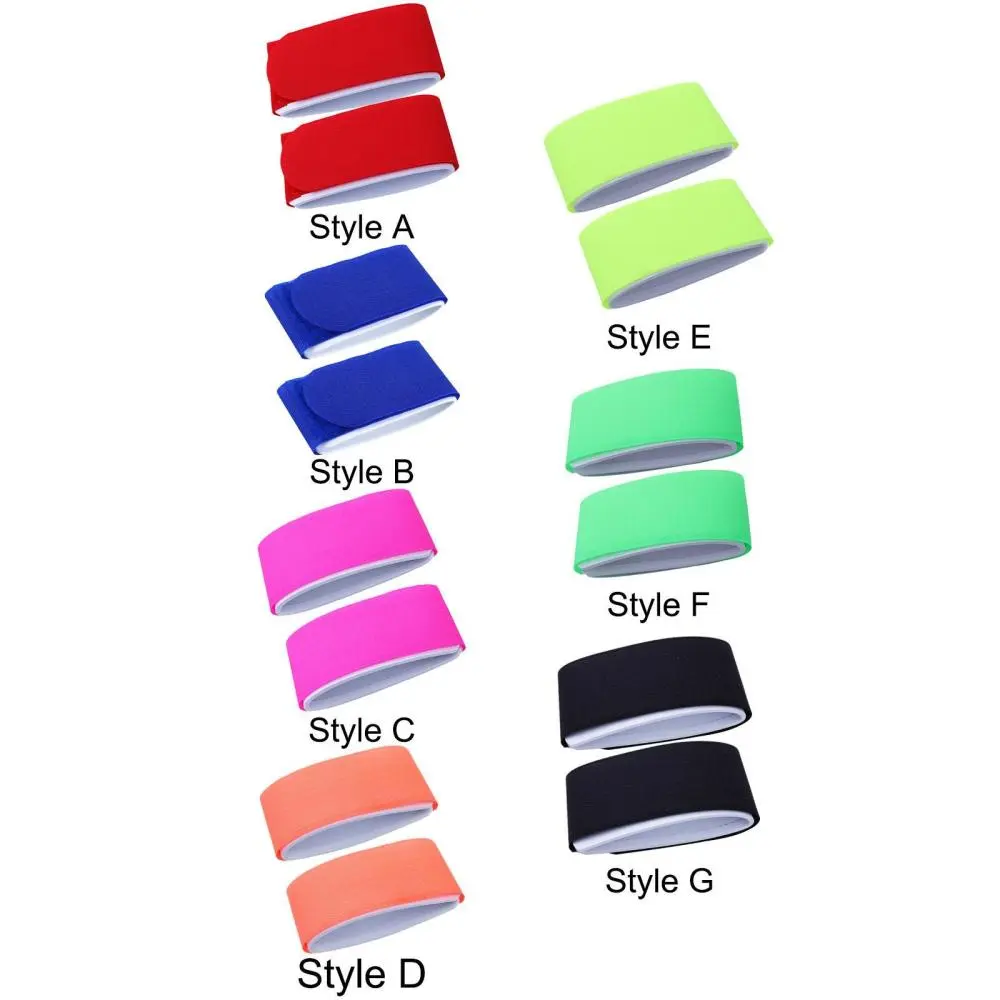 2 Pieces Ski Straps Ski Wraps Ties Multipurpose Portable Adjustable Fastener Tape for Winter Outdoor Sports Ski Accessories