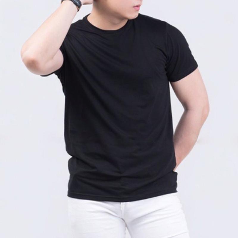 Áo Thun Trơn Nam Nữ Cổ Tròn Chất Cotton Mỏng Nhẹ Thoáng Mát Menswear áo  thun essentials áo  thun adlv 3