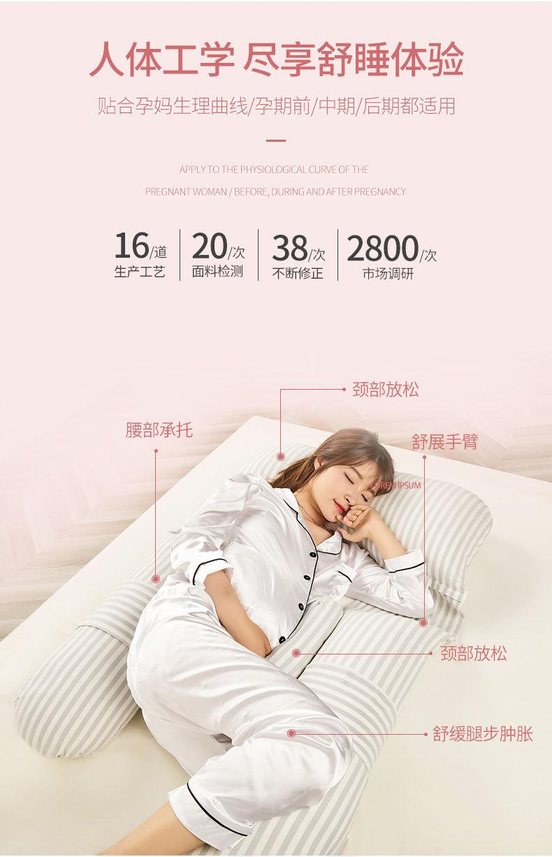 Product Introduction of Sleeping Aid Pregnancy Pillow G Pillow Waist Pillow U-Shaped Sleeping Pillow Pregnant Women Leg Lock Pillow Pillow Inner Wholesale 9