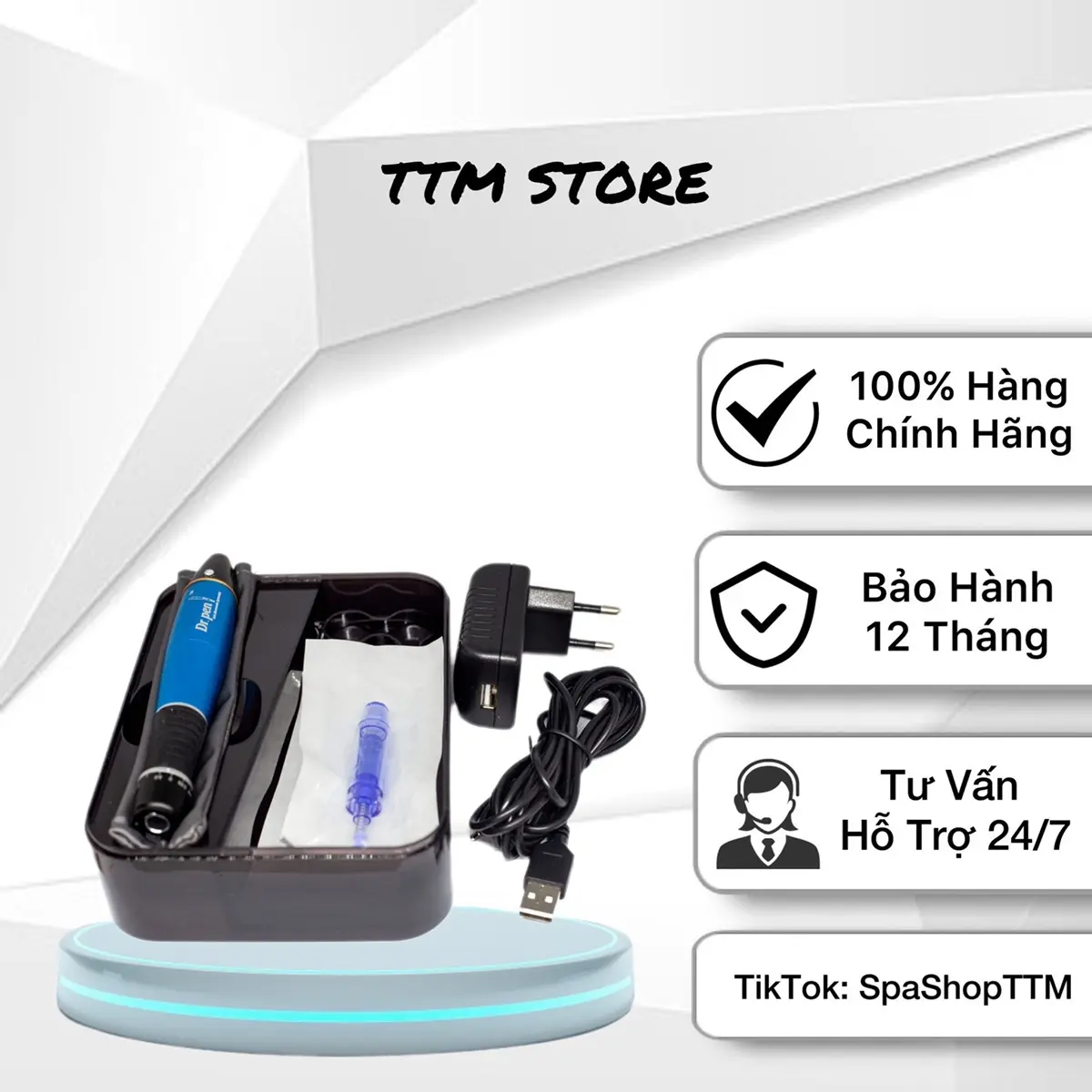 Máy Cấy Nano Có Tích Điện Dùng Trong Spa, TMV