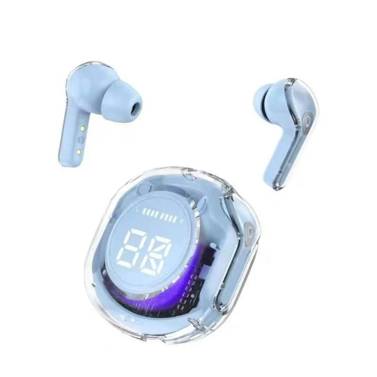 FREE Shipping+COD New Air39 Transparent Fashion ENC Noise Canceling Bluetooth 5.3 Earbuds Wireless Bluetooth Headse Audio Headphone