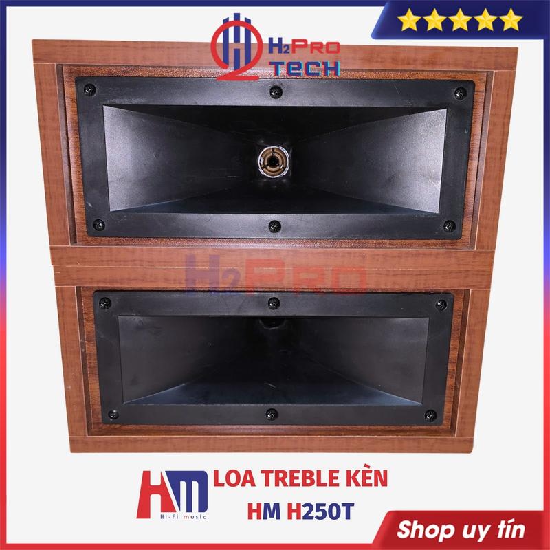 Loa Treble Kèn HM H250T 300W Thùng Gỗ Giá 2 Cái Có Phân Tần Loa Siêu Tép Rời Coil 250 - H2Pro