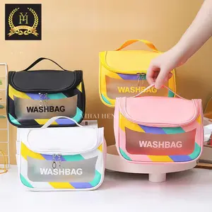 YH1007 washbags bahan pvc pouch makeup anti air tas make up