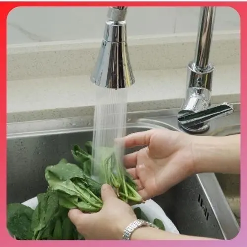 Đầu Vòi Rửa Chén Bát 2 Chế Độ, Chức Năng Nóng Lạnh Xoay 360 Độ, Phù Hợp Với Mọi Loại Vòi Rửa Chén Bát 3