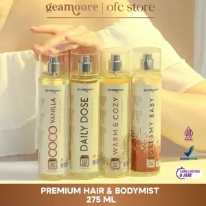 (LANGSUNG KIRIM)GEAMOORE PREMIUM HAIR and BODYMIST 275ml