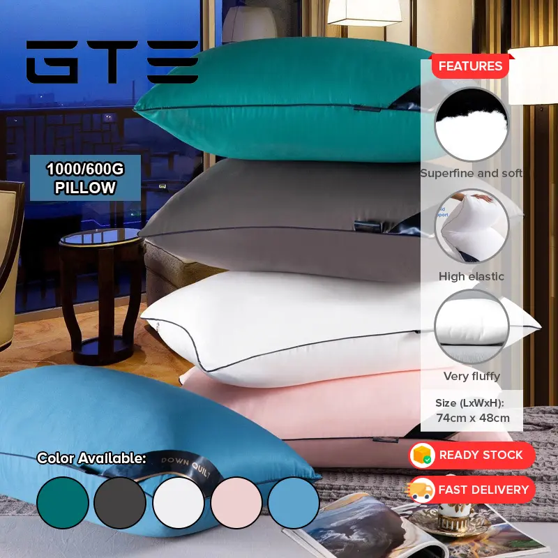 Natural Latex Pillow Neck Support Foam Pillow White Soft