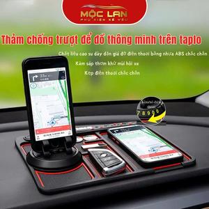 Thảm AROMA 4in1 chống trượt đặt taplo có nước hoa sáp thơm tặng kèm bảng số - giá đỡ điện thoại xoay 360 độ Nội Thất Nội Thất