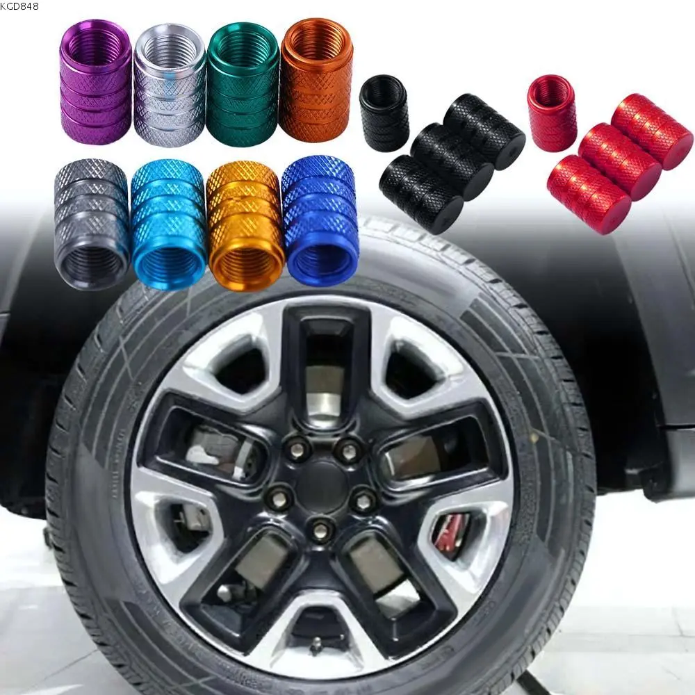 KGD848 4 Pcs Universal Tube 4 Pcs Bicycle Accessories Universal Dustproof Tire Valve Protector Bike Air Valve Caps Tyre Valve Cap Bicycle Tire Valve Cap Wheel Tire Valve Cap
