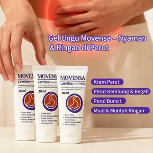 Movensa Gel Perut Herbal Alami Solusi Harian untuk Kram Kembung & Begah Agar Tubuh Lebih Nyaman dengan Kaki