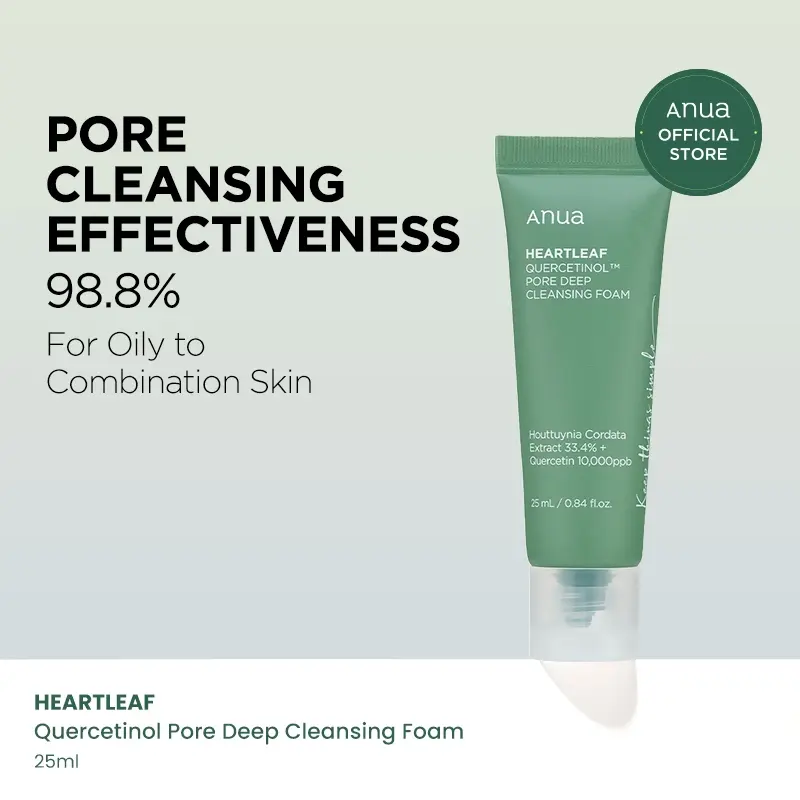 [NOT FOR SALE] ANUA Heartleaf Quercetinol Pore Deep Cleansing Foam 25ml