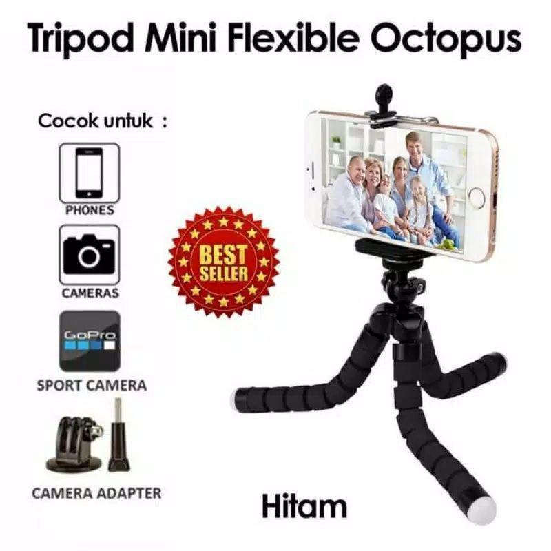 Promo Tripod Gorila + bonus holder U Aksesoris hp android smartphone murah Gratis ongkir 1