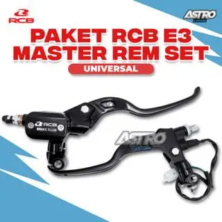 Master Rem RCB Kanan E3 14 MM Handle Rem Kiri E2 Vario 125 150 Beat Fi ESP Scoopy Fi Prestige ESP Beat Deluxe Genio Racing Motorcycle Matic Rem Tromol - 01BP039B 3