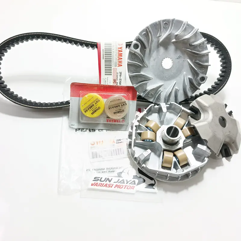 Paket Vanbelt Mio M3 Set Rumah Roller + kipas 2PH Yamaha Fazzio - Mio Z / S - Xride 125 - Fino 125 - SOUL GT 125 Motorcycle Klip 7