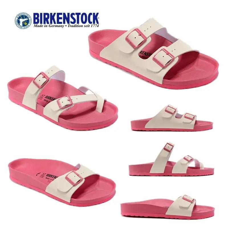 Summer Birkenstocks Cork Sole Sandals Slippers Flat Shoes Beach Shoes