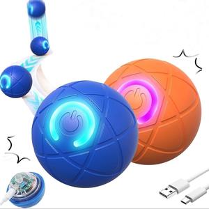 Interactive Dog Ball Toy, 1 Count Usb Rechargeable Automatic Moving Dog Toy Ball, Vibration Dog Ball, Pet Durable Chew Toy, Dog Teething Toy, Dog & Cat Accessories Tools, Rolling Ball