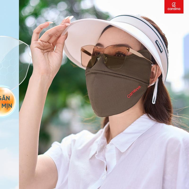 [BÁN LẺ 1C] KHẨU TRANG NỮ 3 LỚP  - Chống nắng, Chống UV, Lọc không khí, Ngăn bụi mịn Phụ Kiện Accessories, Women Che Mặt 0