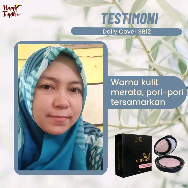 (FREE GIFT) TERLARISS BEDAK PADAT  DAILY COVER BEIGE SR12 Tahan Lama Tahan Lama Kontrol Minyak High Coverage Hidrasi Soft Focus Tahan Lama Bedak waterproof Tahan Lama Anti Air Glowing Medium Coverage High Coverage Tahan Lama Hidrasi Soft Focus 7