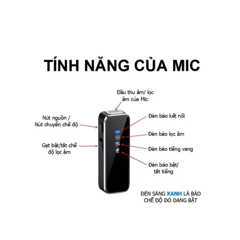 Mic Thu Âm không dây GAERU M3 PRO Cao Cấp, có hộp sạc, 1 mic hoặc 2 mic khử ồn mạnh mẽ cho Táo và Android micro  không 4