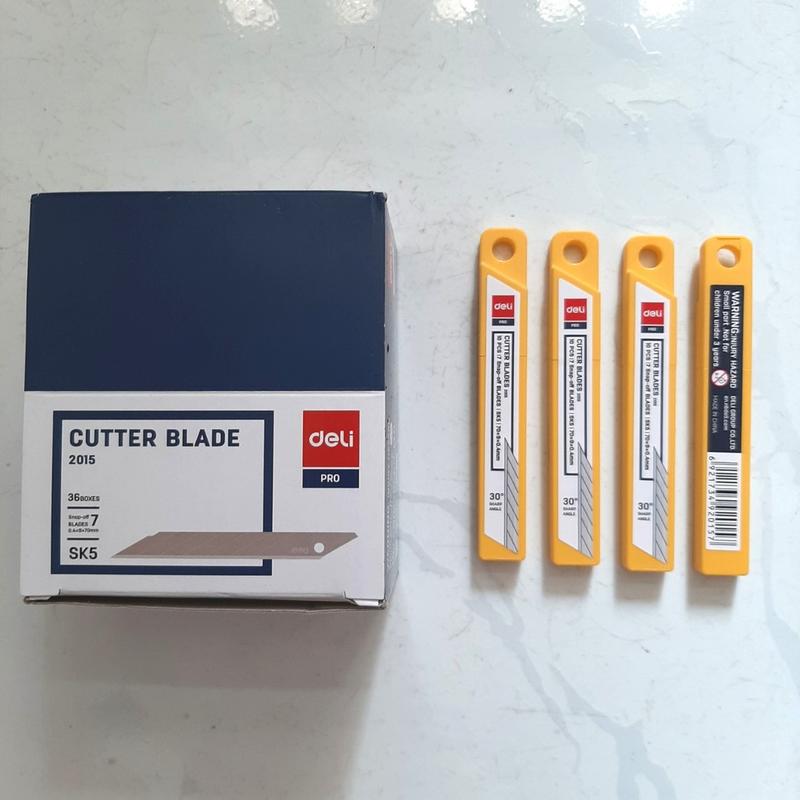 Combo 36 hộp lưỡi dao rọc giấy Deli 2015