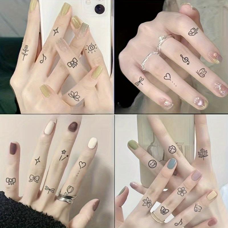  Hình Xăm Dán Tạm Thời 6 Tờ 15 Ngày Không Thấm Nước Họa Tiết Dễ Thương Ngọt Ngào Và Tự Nhiên Hình Xăm Giả 