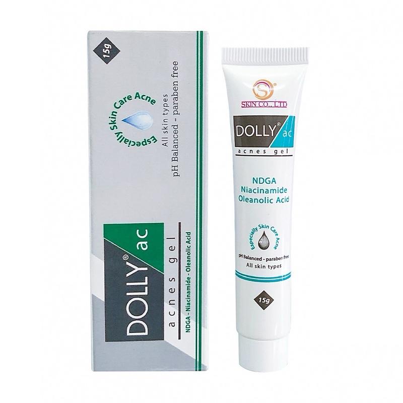  GIẢM MỤN GIẢM NHỜN DOLLY AC ACNES GEL 15 g| Bs Hà Da Liễu Khuyên Dùng 