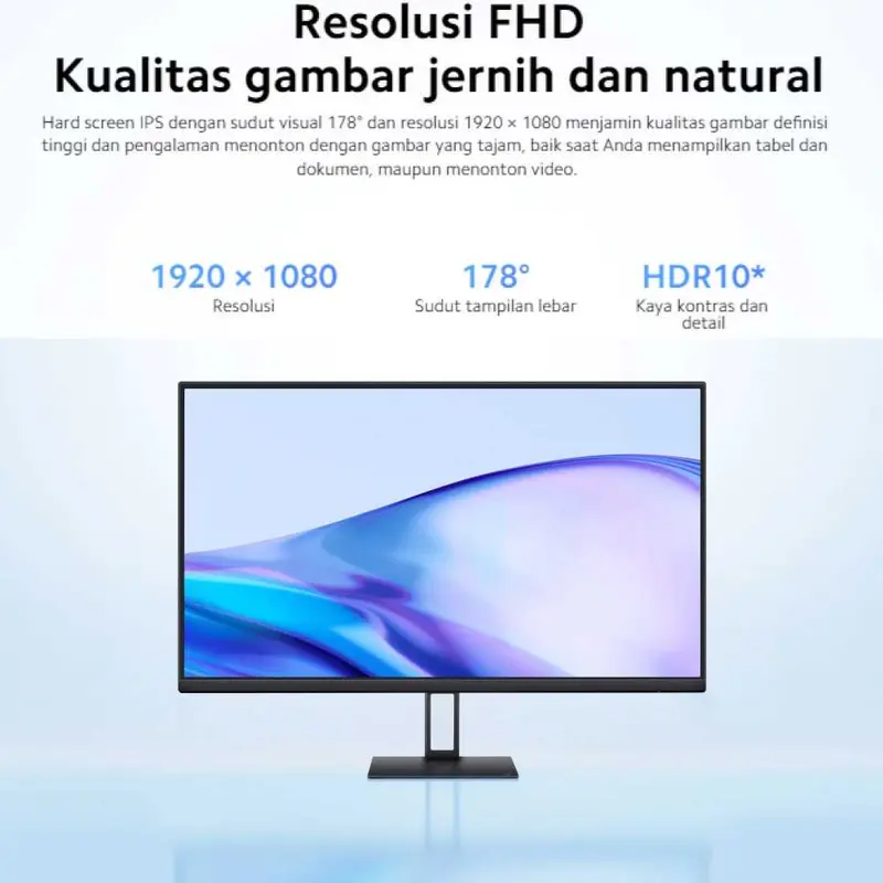 Monitor A27 27 Inch 100Hz 1080P Full HD IPS - A27 Layar Kabel 2