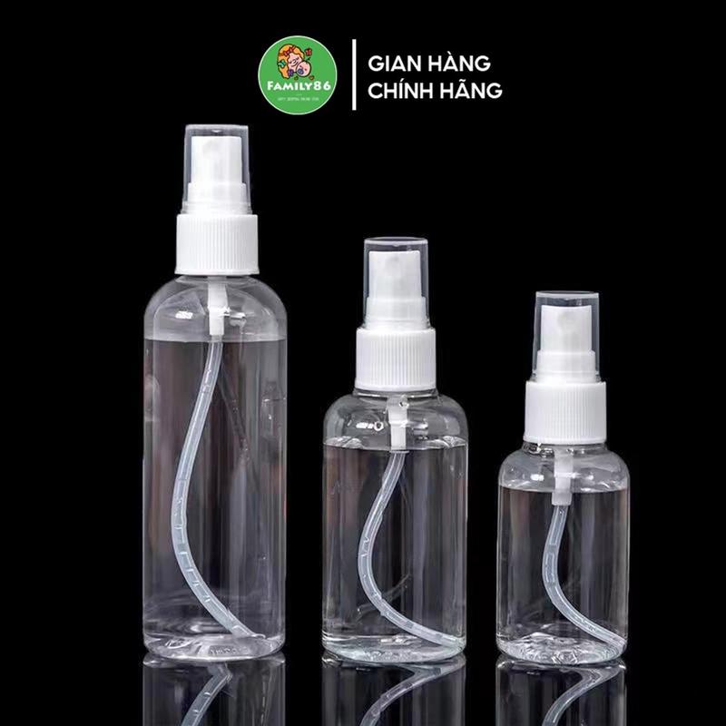  Chai Xịt Phun Sương Lọ Chiết Nước Hoa Nước Tẩy Trang Nhựa - Bình Chiết Mỹ Phẩm 